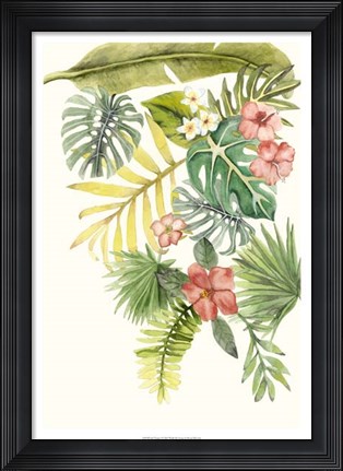 Framed Soft Tropics I Print