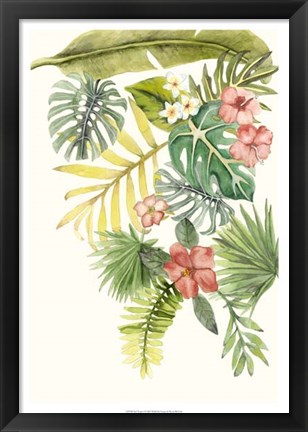 Framed Soft Tropics I Print
