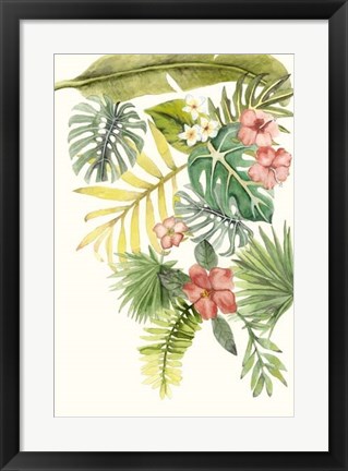 Framed Soft Tropics I Print