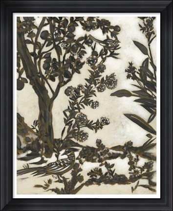 Framed Teahouse Chinoiserie II Print