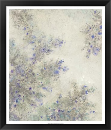 Framed Twig Blossoms I Print