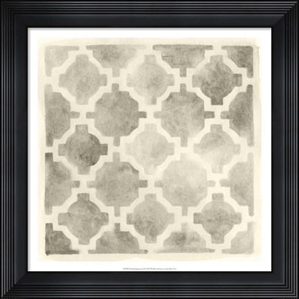 Framed Neutral Impressions II Print
