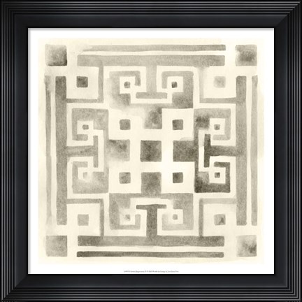 Framed Neutral Impressions IV Print