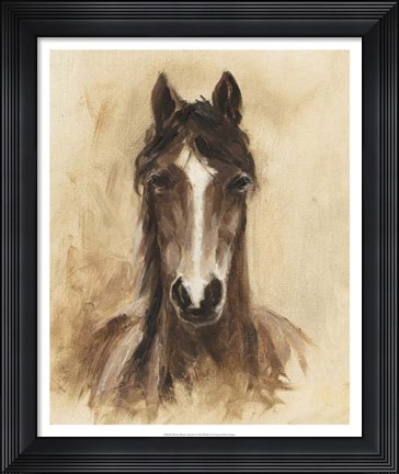 Framed Western Ranch Animals I Print