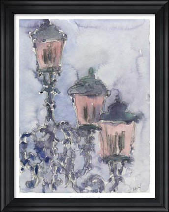 Framed Venice Watercolors II Print