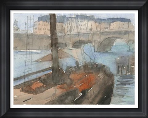 Framed Venice Watercolors IV Print