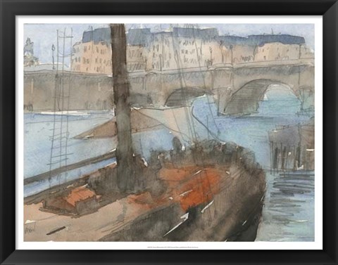 Framed Venice Watercolors IV Print