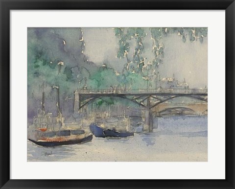 Framed Venice Watercolors V Print