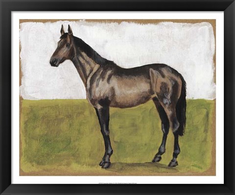 Framed Equestrian Studies IV Print