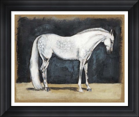 Framed Equestrian Studies V Print