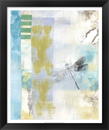 Framed Serene Dragonfly II Print