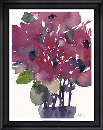 Framed Floral Between II Print