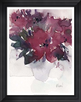 Framed Floral Between III Print