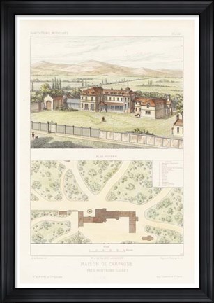 Framed Habitations Modernes I Print