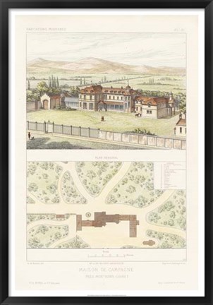 Framed Habitations Modernes I Print