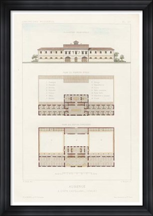 Framed Habitations Modernes II Print