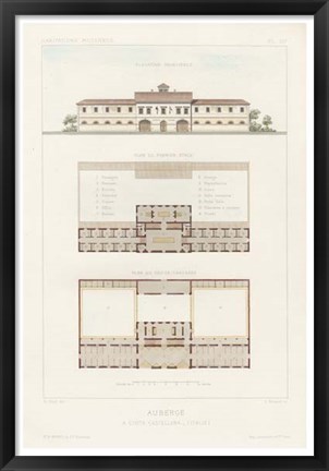 Framed Habitations Modernes II Print