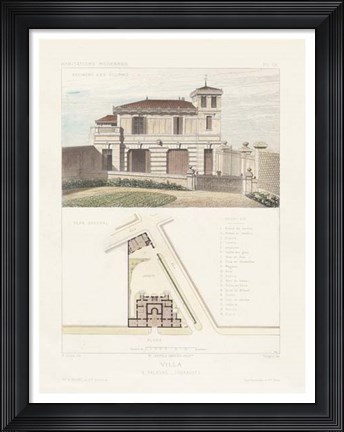 Framed Habitations Modernes III Print