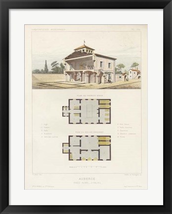 Framed Habitations Modernes IV Print