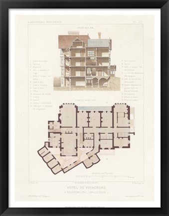 Framed Habitations Modernes VI Print