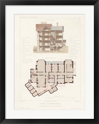 Framed Habitations Modernes VI Print