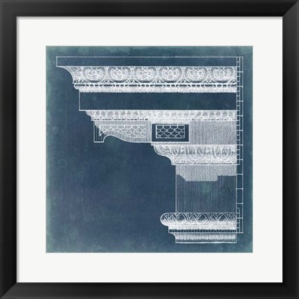 Framed Capital Blueprint III Print