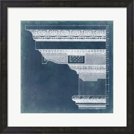 Framed Capital Blueprint III Print