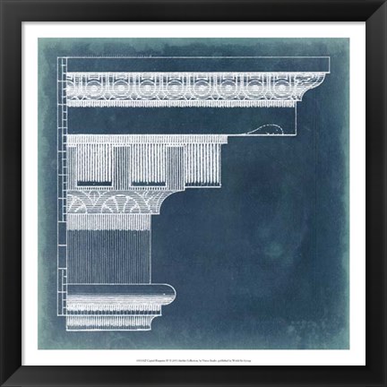 Framed Capital Blueprint IV Print