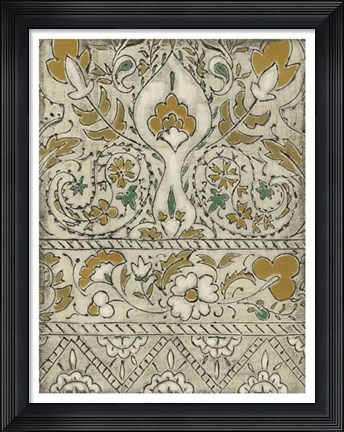 Framed Earthenware Floral I Print