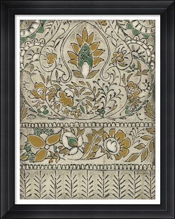 Framed Earthenware Floral II Print