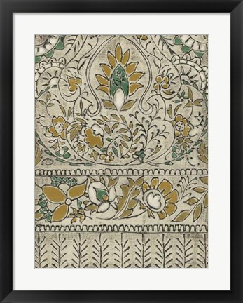 Framed Earthenware Floral II Print