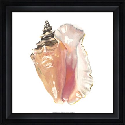 Framed Seashore Souvenirs I Print