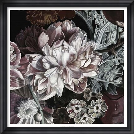Framed Marsala Bouquet I Print