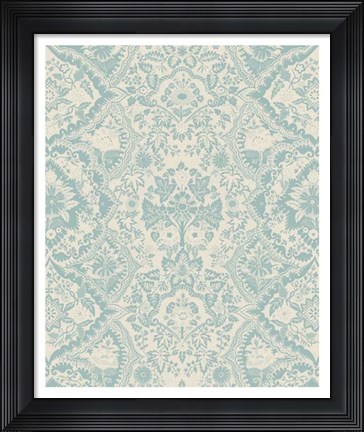 Framed Baroque Tapestry in Spa I Print