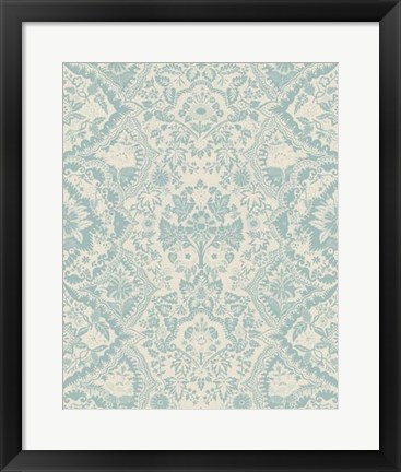 Framed Baroque Tapestry in Spa I Print