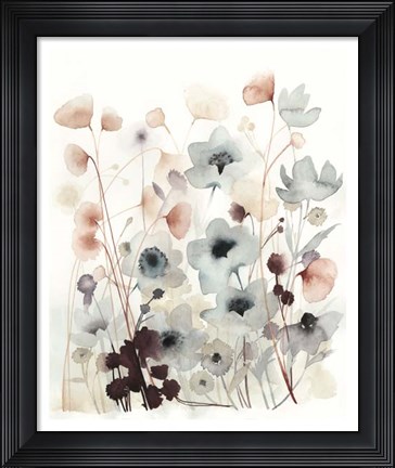Framed Bespoken Blossoms II Print