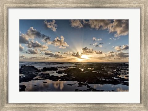 Framed Waipouli Sunrise Print
