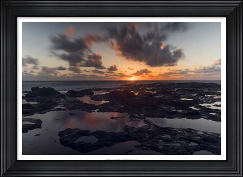 Framed Lava Rocks Print