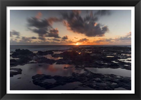 Framed Lava Rocks Print