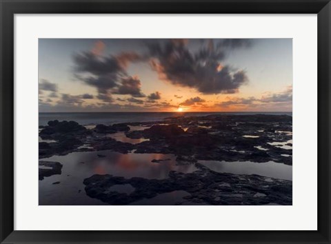 Framed Lava Rocks Print