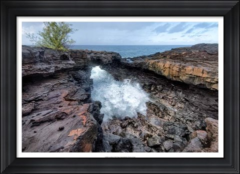 Framed Arch Rock I Print