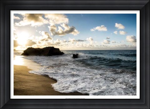 Framed Pounding Surf Print