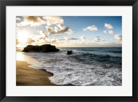 Framed Pounding Surf Print