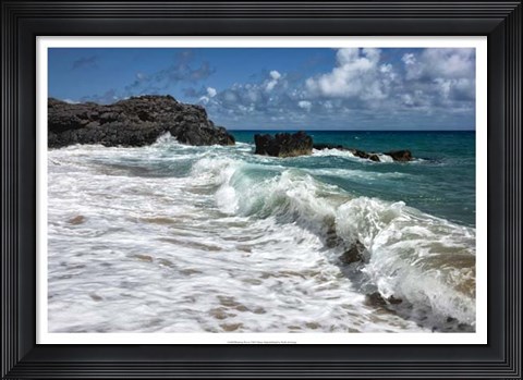 Framed Breaking Waves Print