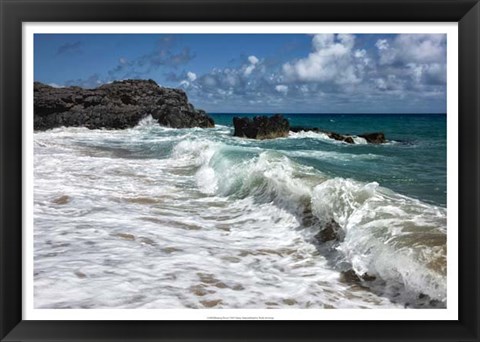 Framed Breaking Waves Print