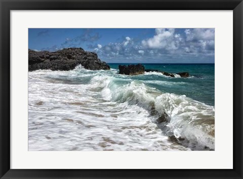 Framed Breaking Waves Print