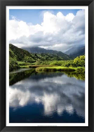 Framed Cloud Reflections II Print