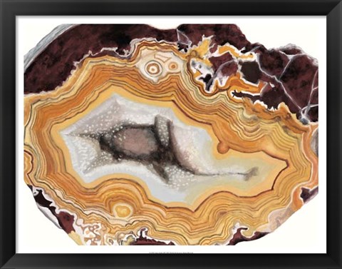 Framed Agate Studies III Print