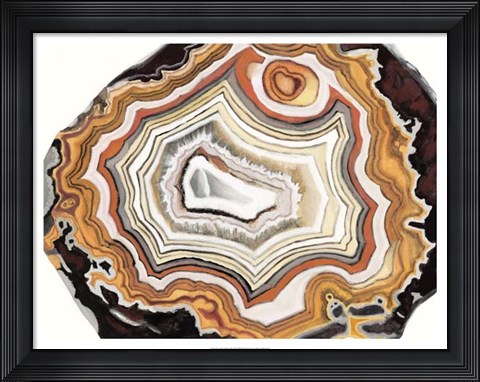 Framed Agate Studies IV Print