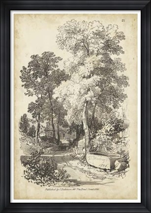 Framed Noble Tree I Print